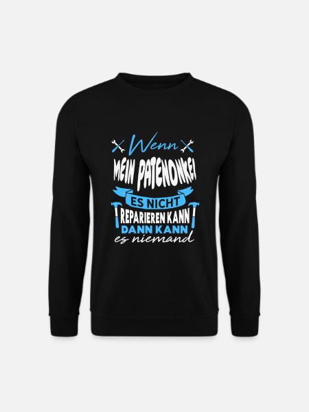 Wenn MEIN PATENONKEL es nicht reparieren kann - Unisex Pullover - Schwarz