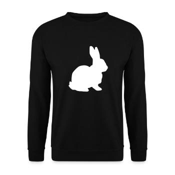 lièvre - Sweat-shirt Unisexe - noir - Devant - Alina (178cm) & Michal (187cm)