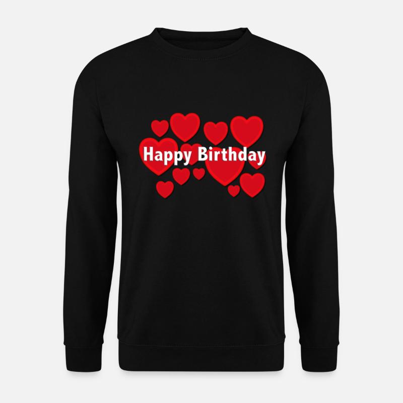 Happy Birthday - Unisex Pullover - Schwarz