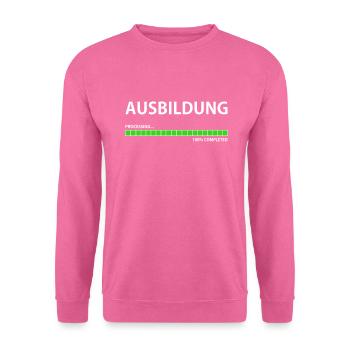 Ausbildung fertig - Auszubildender Azubi Geselle - Unisex Pullover - Pink - Vorne