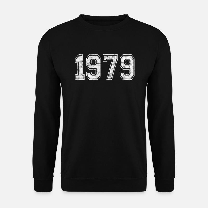 Geburtstag 1979 Jahr 1979 Retro Vintage - Unisex Pullover - Schwarz