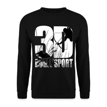 Tir à l'arc - Tir à l'arc 3D - Sweat-shirt Unisexe - noir - Devant - Alina (178cm) & Michal (187cm)