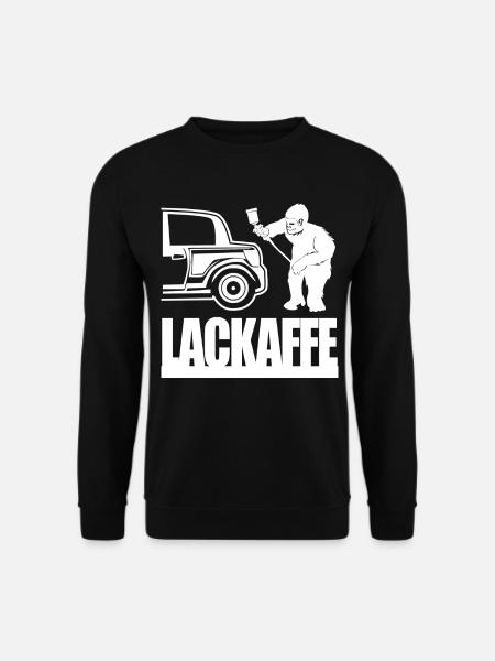 Lackierer Spruch - Lackaffe - Unisex Pullover - Schwarz