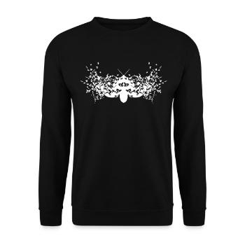 Moth Goth Teen E-Girl Mites - Sweat-shirt Unisexe - noir - Devant - Alina (178cm) & Michal (187cm)