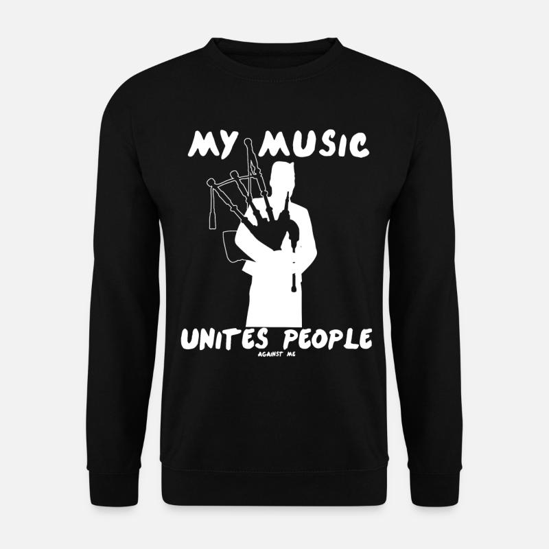 Blague de cornemuse drôle de cornemuse - Sweat-shirt Unisexe - noir