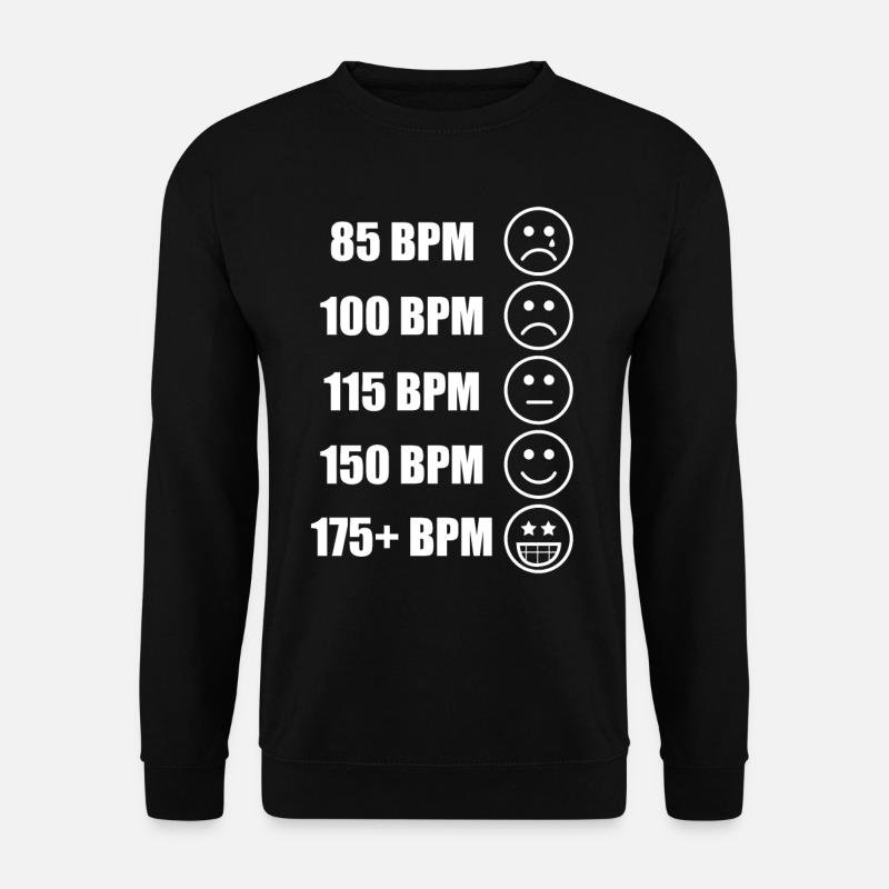 Gabber Hakken Uptempo Fun Geschenk - Unisex Pullover - Schwarz