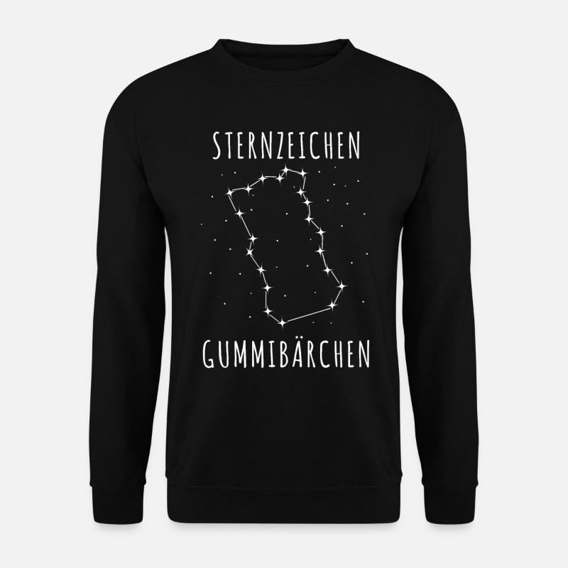 Gummibärchen lustiger Sternzeichen Witz - Unisex Pullover - Schwarz