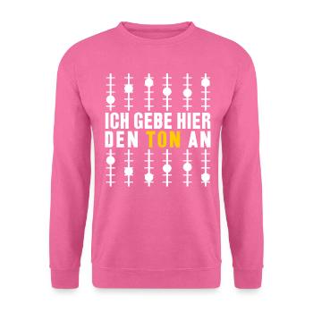 Technicien du son technique de son drôle de phrase - Sweat-shirt Unisexe - rose - Devant