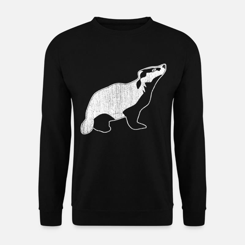 Outdoor Dachs - Unisex Pullover - Schwarz