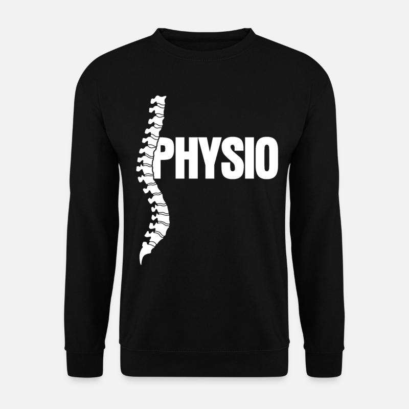 Physio & Physiotherapist - Spine - Unisex Sweatshirt - black
