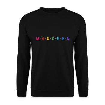 München Bayern - Unisex Pullover - Schwarz - Vorne - Alina (178cm) & Michal (187cm)