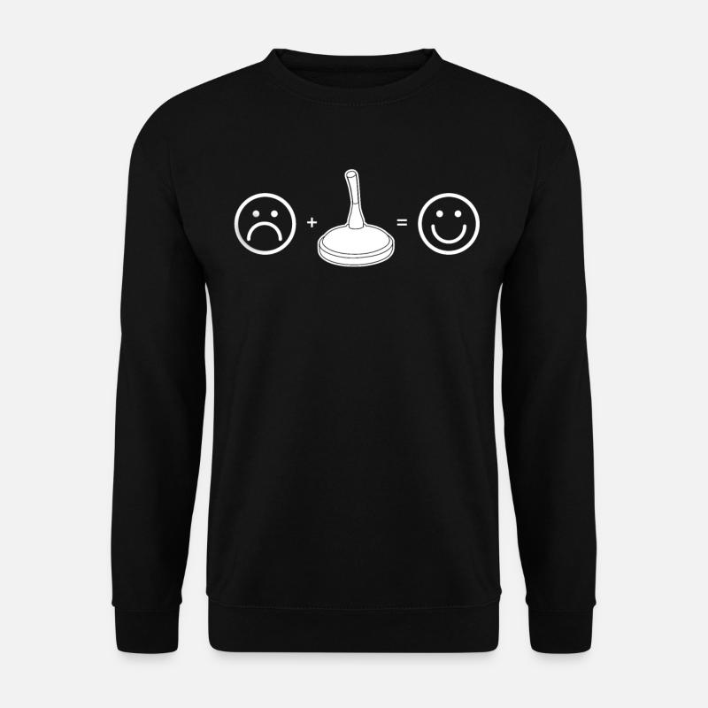 Stick shooting - funny joke - Unisex Sweatshirt - black