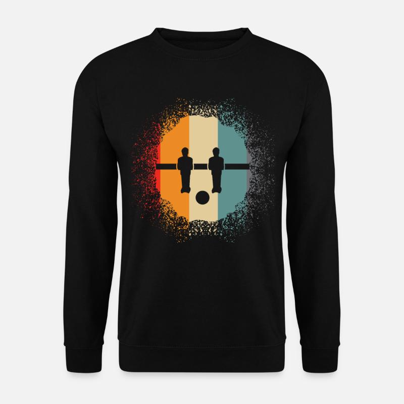 Tischkicker - Retro Table Soccer - Unisex Pullover - Schwarz