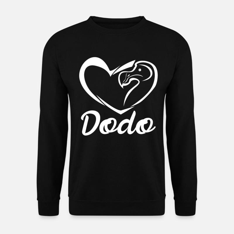 Le coeur de Dodo - Sweat-shirt Unisexe - noir