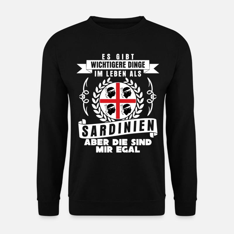 Sardinien Italien Urlaub Sardegna - Unisex Pullover - Schwarz