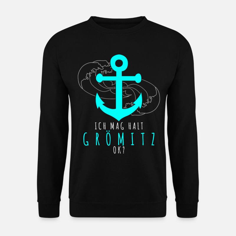 Grömitz Spruch - Unisex Pullover - Schwarz
