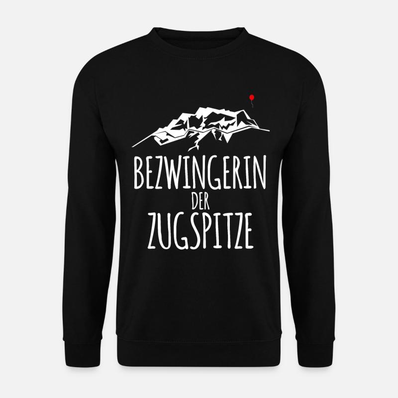 Zugspitze Berge Wandern - Unisex Pullover - Schwarz