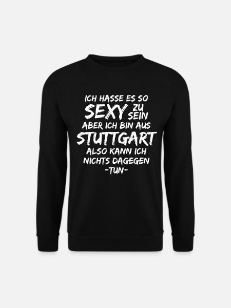 Stuttgart Stuttgarter lustig - Unisex Pullover - Schwarz