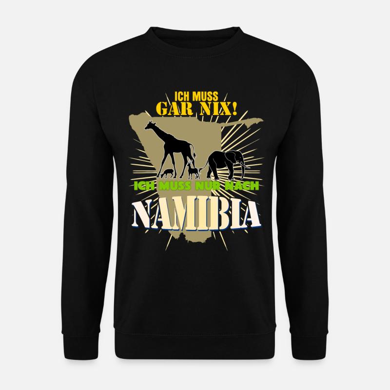Urlaub Afrika Namibia - Unisex Pullover - Schwarz