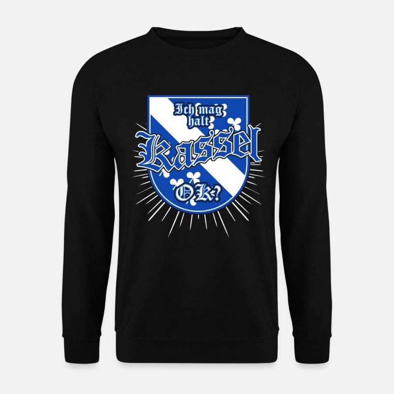 Ich mag Kassel - Unisex Pullover - Schwarz