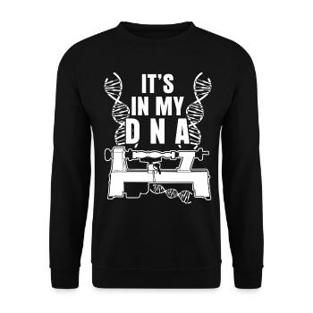 Turning DNA turner - Unisex Sweatshirt - black - Front - Alina (178cm) & Michal (187cm)