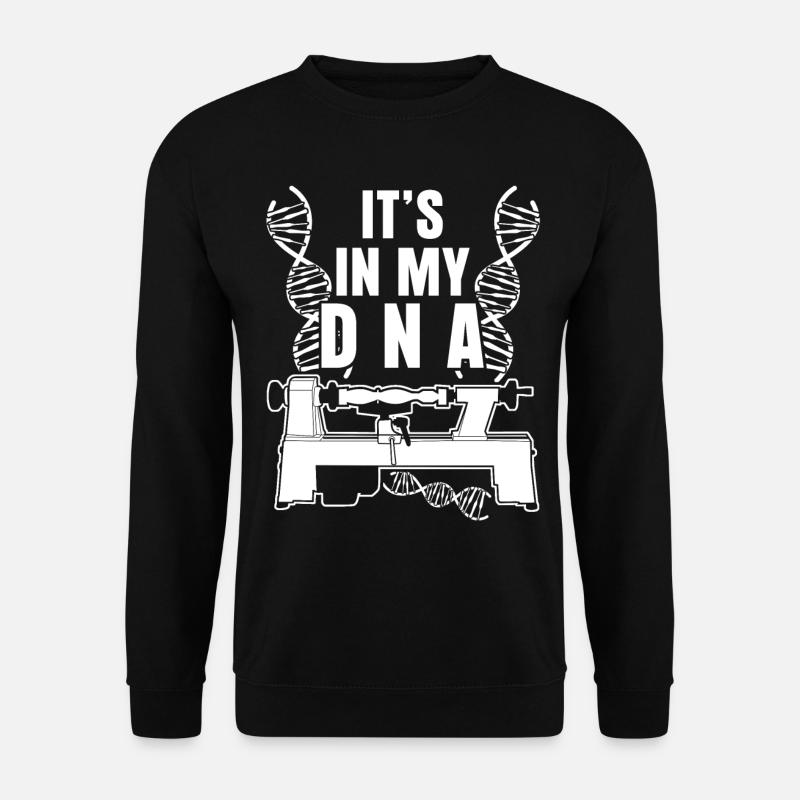 Drechseln DNA Drechsler - Unisex Pullover - Schwarz