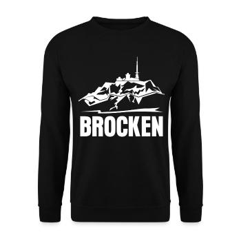 Harz Wandern Harzer Brocken - Unisex Pullover - Schwarz - Vorne - Alina (178cm) & Michal (187cm)
