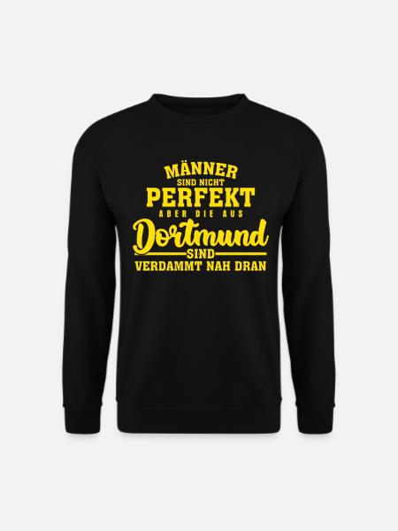 Dortmunder Männer Spruch Dortmund - Unisex Pullover - Schwarz