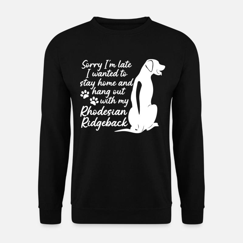 Rhodesian Ridgeback Dog - Unisex Pullover - Schwarz