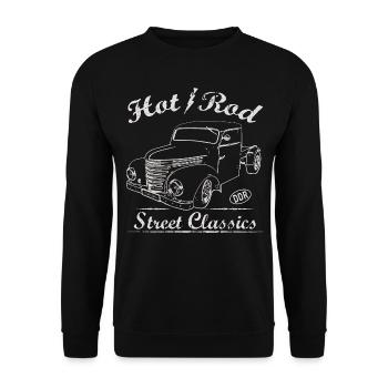 RDA Framo Barkas Hot Rod - IFA Street Classics - Sweat-shirt Unisexe - noir - Devant - Alina (178cm) & Michal (187cm)