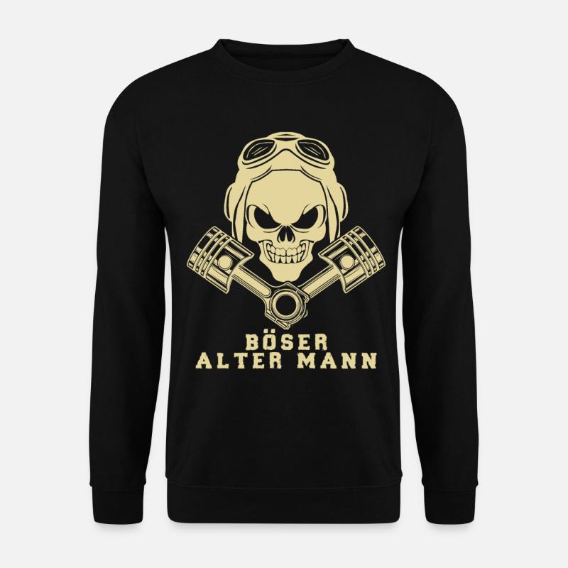 Böser alter Mann - Unisex Pullover - Schwarz