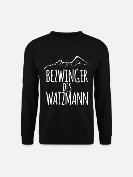 Bezwinger des Watzmann - Unisex Pullover - Schwarz