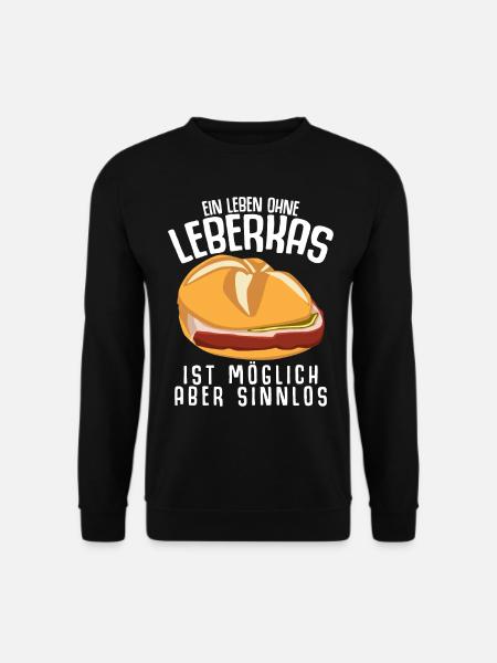 Leberkäse Fleischäse Leberkas - Unisex Pullover - Schwarz