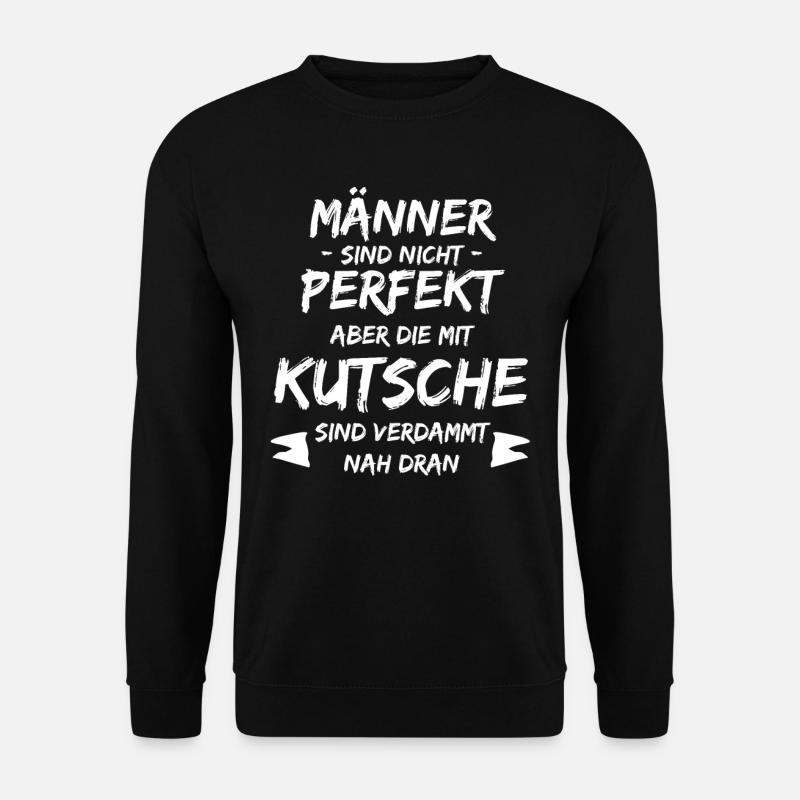 Kutsche Pferdekutsche Männer Kutscher - Unisex Pullover - Schwarz