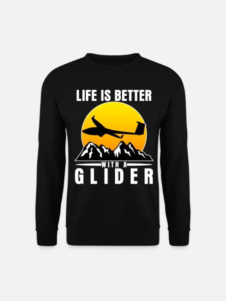 Planeur Glider Planeur - Sweat-shirt Unisexe - noir