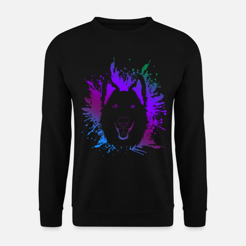 Weisser Schäferhund - Unisex Pullover - Schwarz