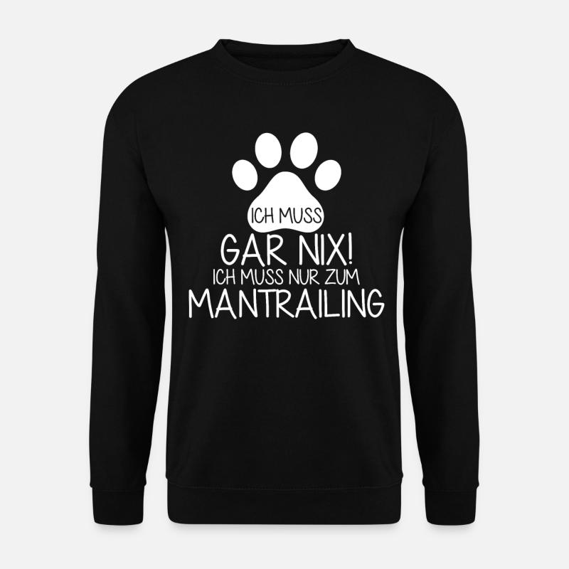 Mantrailing Mantrailer - Unisex Pullover - Schwarz