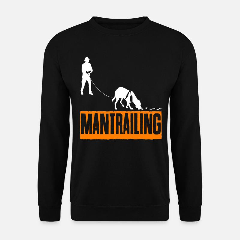 Mantrailing Rettungshund Fährtenhund - Unisex Pullover - Schwarz