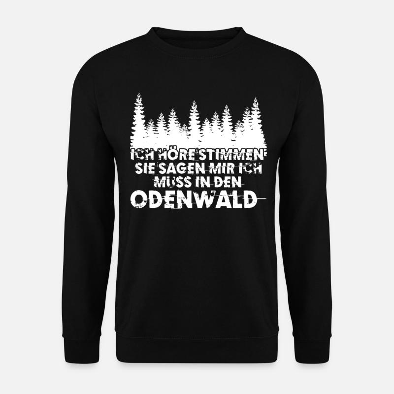 Odenwälder Ourewald Wandern Odenwald - Unisex Pullover - Schwarz
