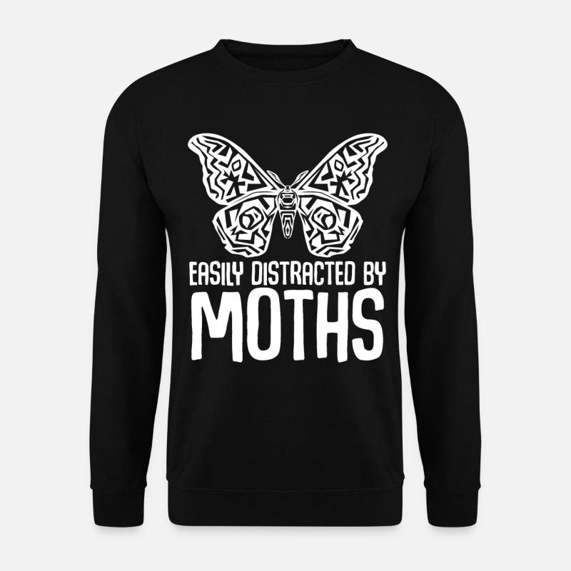 Moth Meme Moth - Unisex Sweatshirt - black