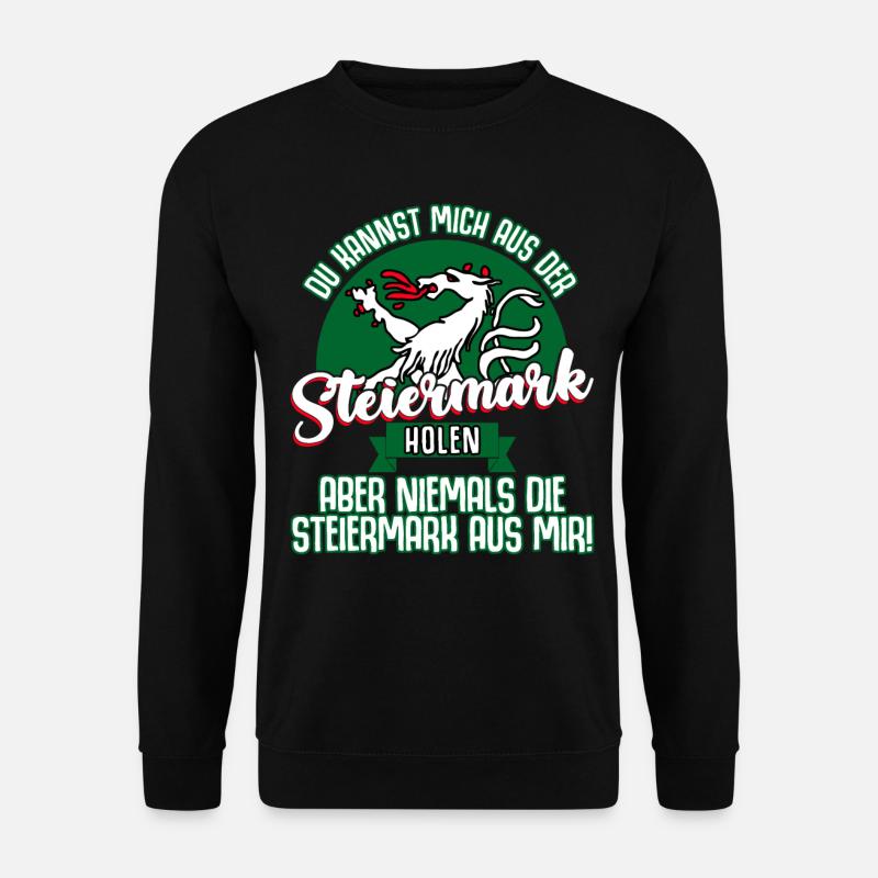 Österreich Steirer Steiermark - Unisex Pullover - Schwarz