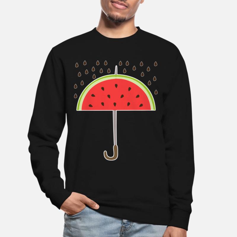 Pastèque Parapluie Melons Sweat-shirt Unisexe