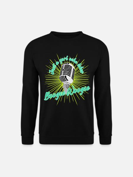 Boogie Woogie Swing Party - Felpa unisex - nero