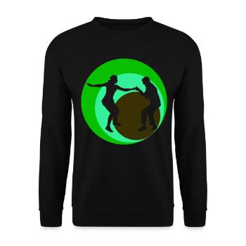 Boogie Woogie danse rétro danse - Sweat-shirt Unisexe - noir - Devant - Alina (178cm) & Michal (187cm)