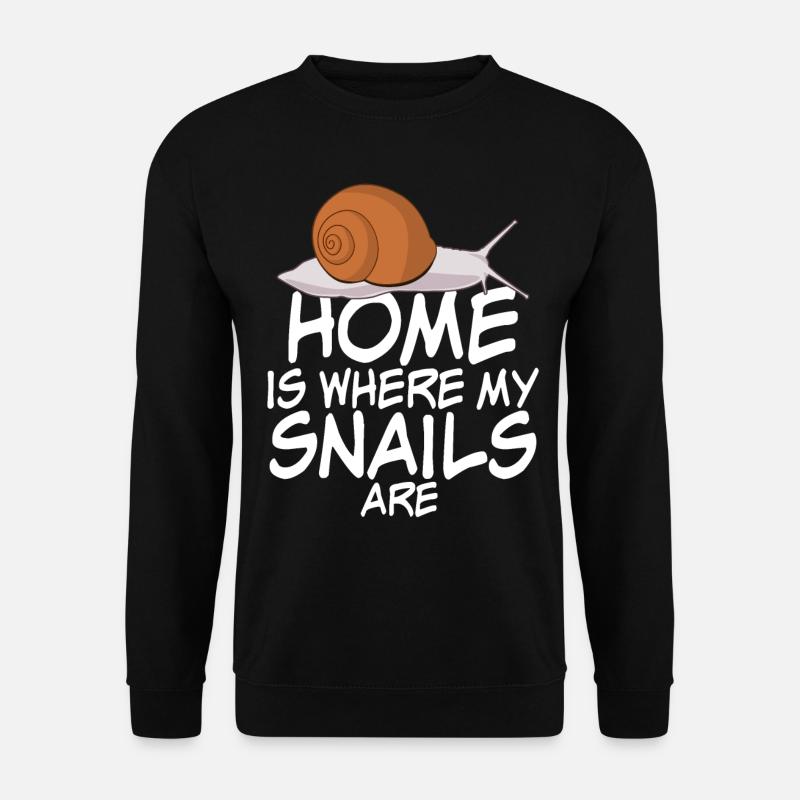 Snails Snails Snail Joke Snail - Unisex Sweatshirt - black