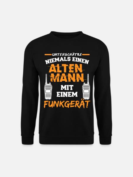 Amateurfunk Funkgerät Amateurfunker - Unisex Pullover - Schwarz