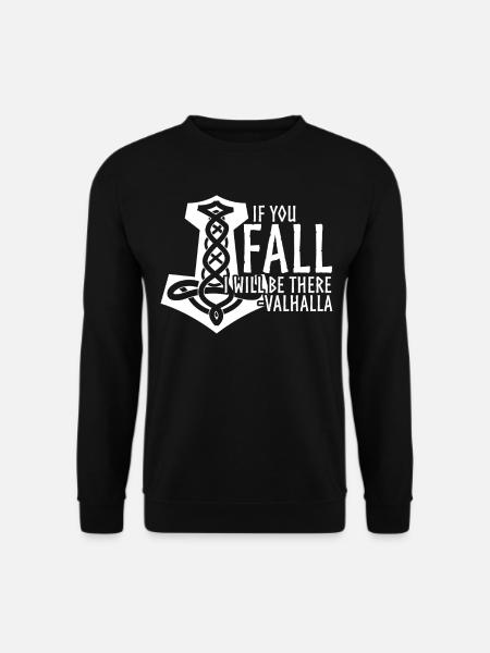Vegvisir Odhin Valhalla Witz Wikinger - Unisex Pullover - Schwarz
