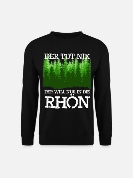 Rhön Wandern Der tut nix Rhöner Berge - Unisex Pullover - Schwarz