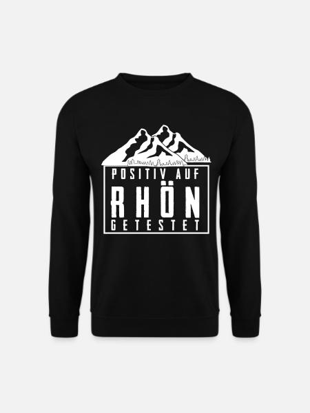 Rhön Wandern Spruch Rhöner Berge - Unisex Pullover - Schwarz