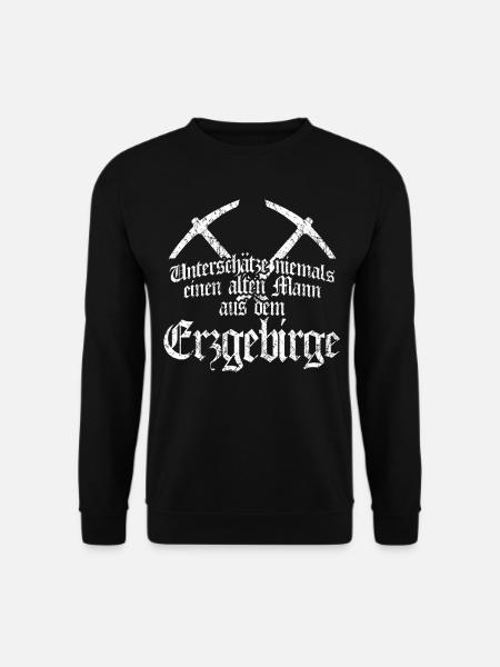 Erzgebirge Erzgebirger - Unisex Pullover - Schwarz